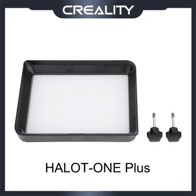 Creality HALOT-ONE Plus Resina Vat Kit Tanque de metal FEP Pré-instalado Estrutura de metal de fácil limpeza para impressora 3D HALOT ONE Pro/SKY