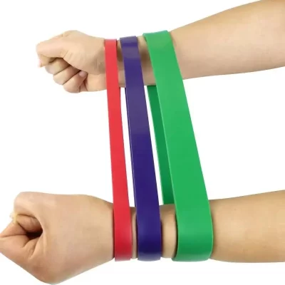 1 pçs equipamentos de fitness faixas de resistência treino ginásio pilates puxar para cima faixas elásticas de borracha indoor treinamento de força loop