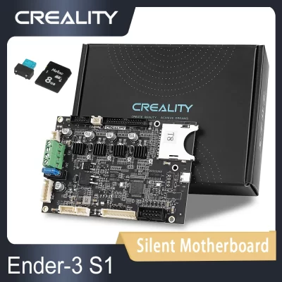 Creality Ender-3 s1 placa-mãe silenciosa 32 bits pacote de fusíveis de cartão sd com drivers tmc2208 para ender 3 s1 peça de impressora 3d