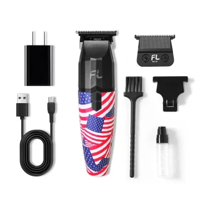 Aparador de barba recarregável para homens, Hair Clippers, Cordless Clippers para barbeiro, Haircut Machine, 7500 RPM