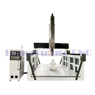 Fácil de operar máquina do Cnc da escultura da espuma de alumínio de 5 eixos do roteador do Cnc de 5 eixos para o molde e a espuma