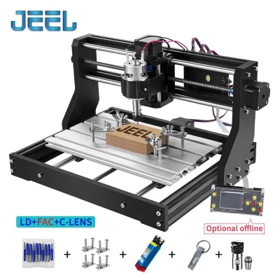 CNC 3018 Pro Laser Gravador, Fresadora CNC, 3 Eixos GRBL, Controle Offline, DIY PCB, Roteador de Madeira, 5.5W, 40W