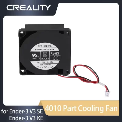 Creality original 4010 parte ventilador de refrigeração para Ender-3 v3 SE_Ender-3 v3 ke peças da impressora 3d 24v ventilador de refrigeração acessórios da impressora 3d