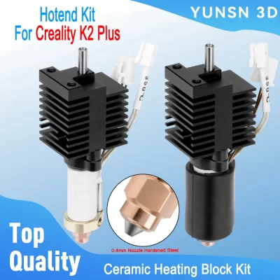 Para creality k2 plus hotend kit bloco de aquecimento cerâmico substituição extremidade quente para k2 plus impressora 3d peças reposição bocal de troca rápida