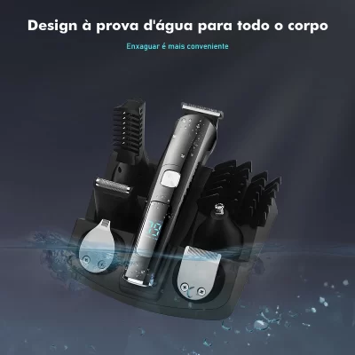 Coibeu 6 em 1 Aparador de Cabelos Profissional – Cortador, Aparador de Barba, Escova de Precisão, Máquina Cortar Cabelos, Brasil