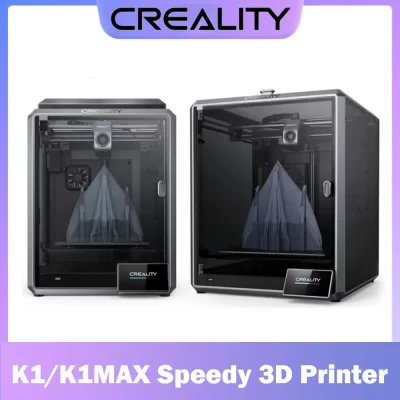 Creality k1/k1 max impressora 3d 600 mm/s velocidade de impressão ai lipar câmera nivelamento automático ventiladores duplos cooler extrusora direta de engrenagem dupla