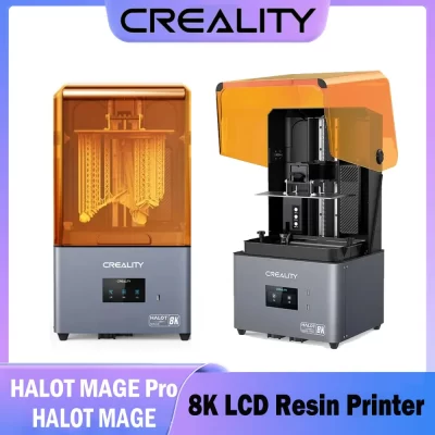 Creality HALOT-MAGE/ MAGE PRO Resina Impressoras 3D 8k Impressão Rápida Tela LCD de 10,3" Fotocura UV de Luz Integral de Alta Precisão
