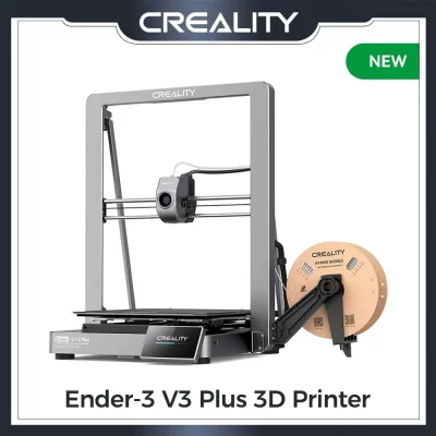 Creality ender 3 v3 plus impressora 3d núcleo xz sistema de movimento direto 600 mm/s extrusora filamento de carga automática nivelamento automático eixo duplo