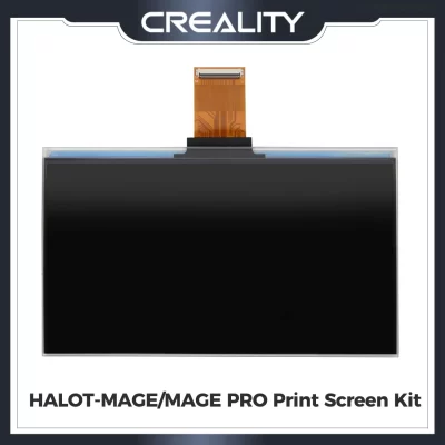 Kit de tela de impressão original Creality para HALOT-MAGE/MAGE PRO Tela preta e branca_10.3 polegadas_7680×4320 Acessórios para impressora 3D