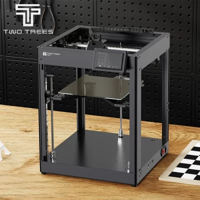 Duas árvores SK1 impressora 3D com nivelamento automático 300 ° Temperatura do bico C, velocidade de 700 mm/s Retomar impressão 256x256x256mm FDM para PLA/ABS/TPU ﻿