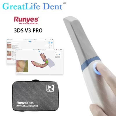 GreatLife Dent Runyes 3.0 Pro Scanner Dental AI Scanagem 3D Software de Scanner Intraoral Implante Digital/Ortodontia/Restoração