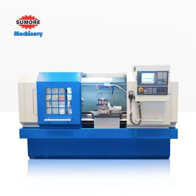 Sumore ck6136/1000/1500 cama plana hine siemens torno central de torneamento cnc de metal de alta precisão ck6140 sp2116