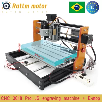 3018 pro 3 eixos cnc grbl controle diy mini máquina roteadora de gravação a laser com e-stop + controlador off-line