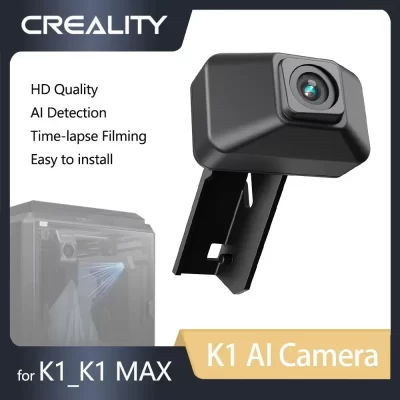 Creality K1 AI Camera Original Peça de impressora 3D Qualidade HD Detecção AI Filmagem de lapso de tempo fácil de instalar para K1/K1 Max