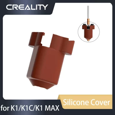Creality capa de silicone para k1c/k1 max/k1, capa de isolamento térmico, cerâmica, marrom, meias de silicone, peças de impressora 3d