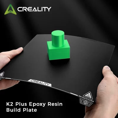 Creality K2 Plus Placa de construção Resina epóxi Revestimento de partículas Placa de impressão de alta planéidade e adesão para impressora 3D K2 Plus
