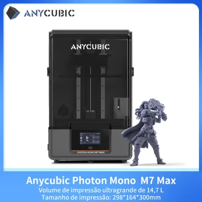 PRESALE 3d принтер ANYCUBIC Foton Mono M7 Max 3d drucker Com 13.6 "7K tela de alta definição Resina UV Impressão 3D
