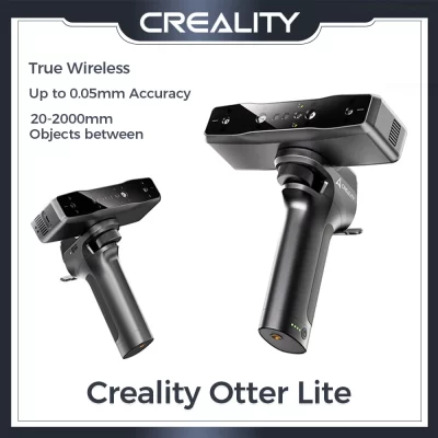 Scanner 3D portátil Creality Otter Lite True Wireless, precisão de 0,05 mm, alta eficiência, velocidade de 30 fps, digitalização de 24 bits