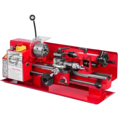 Sihao 7 "x 12" tornos alemães de metal de velocidade variável pequena mesa de banco torno cnc máquina torno manual