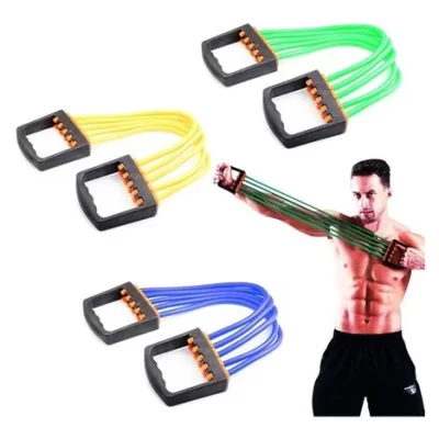 Extensor Elástico Peitoral Treino Fit Musculação Academia
