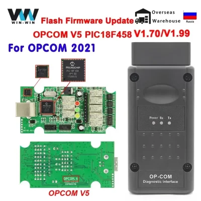 Opcom v5 para opel 2021 op com 1.70 flash firmware atualização cabo de diagnóstico do carro OP-COM pic18f458 pode ônibus obd 2 obd2 ferramentas automáticas
