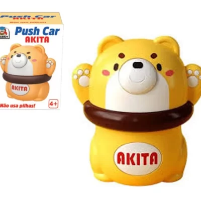 Brinquedo Infantil Robô Urso Push Car Akita - Braskit