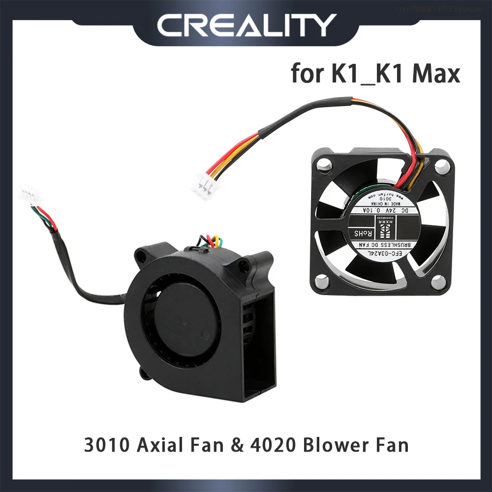 Creality para ventilador axial k1_k1 max 3010 ou ventilador 4020 dc24v peças originais novas
