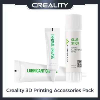 Creality 3d impressão acessórios pacote cola vara graxa térmica lubrificante em um pacote peças originais da impressora 3d