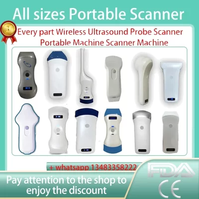 Sonostar-Sem Fio Portátil Ultrassom Sonda Scanner Máquina, WIFI, Mala Livre, Marca Fábrica