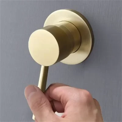 Torneira misturadora de água para banheiro, válvula desviadora de chuveiro, misturador, torneiras, misturador, água, cromado, redondo, de latão sólido, bifuncional