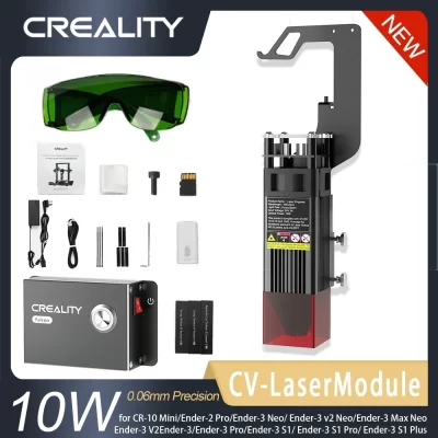 Kit de módulo de gravação a laser creality 10w 5w 1.6w 0.06mm de alta precisão 3d peças de impressora lossless atualização para CR-10 série ender