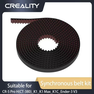 CREALITY-Kit cinto síncrono para impressora 3D, peças originais, CR-5 Pro H(CT-380), K1 _ K1 Max_K1C_Ender-3 V3, Kit_1.8M