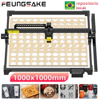 Máquina de gravação a laser para metal CNC Router Máquina de corte e gravação a laser gravador e cortador de madeira