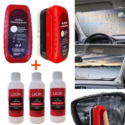 Removedor De Filme De Óleo De Vidro Do Carro, Placa De Limpeza, Revestimento De Vidro Hidrofóbico, Pára-brisa, Janela Clara, Ferramenta De Detalhamento Automático