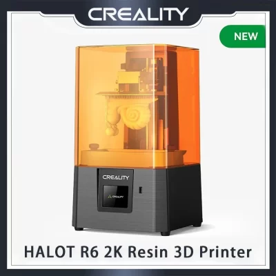 Creality HALOT R6 2K Resina Impressora 3D 2.8 "Tela de Toque Dupla Bicos Fonte de Luz Integral 60 mm/h Velocidade de Impressão Impressoras 3D