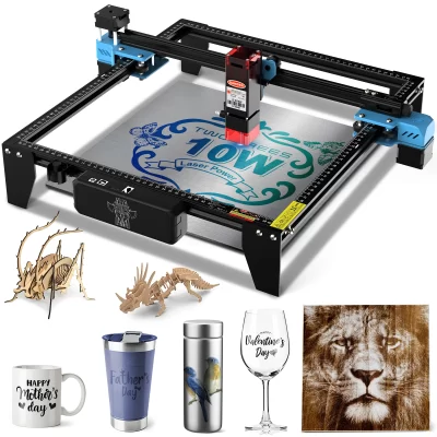 Twotrees TTS-10 pro 10w máquina de corte e gravação a laser para madeira couro diy logotipo impressora metal ferramentas velocidade gravura rápida