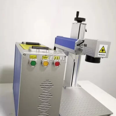 Máquina de marcação e gravação a laser de fibra Raycus 20W 30W 50W para metal anel de ouro joias plástico inoxidável