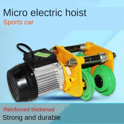 220V Guindaste Pequeno Mini Acessórios de Talha Elétrica 0,5 Ton 1 Ton Elétrico Manual Acessórios de Controle Remoto Sem Fio