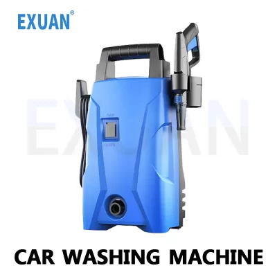 1400W Máquina De Lavar Carro De Alta Tensão Máquina De Limpeza Doméstica 220V Lavadora De Carro Totalmente Automática Portátil Pátio Pistola De Água Alta Tensão Máquina de Lavar Carro Máquina de Limpeza Doméstica 220V