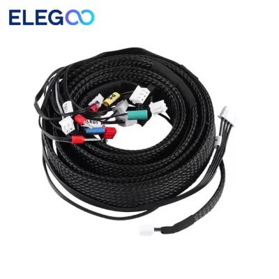 ELEGOO Neptune 4 Kit de montagem de cabos de extensão de extrusora para ELEGOO Neptune 4 Pro Max Plus Peças de impressora 3D