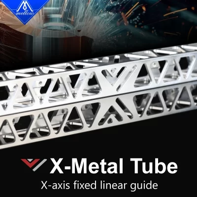 Mellow Custom VZBOT X-Gantry Rail Tubo quadrado leve de alta planicidade adequado para impressora 3D VzBoT 235/330.