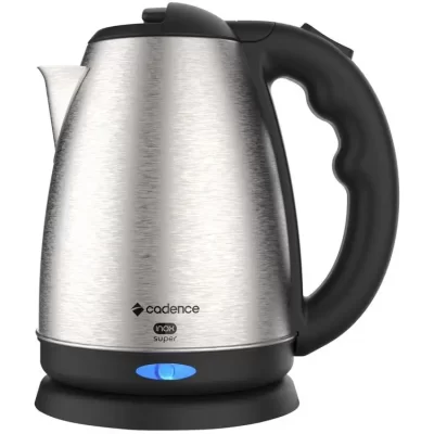 Chaleira Elétrica Cadence CEL821 Inox e Preto 1,8L - 110V