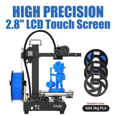 Tronxy-crux 1 impressora 3d, kit de impressão de alta precisão, diy, fdm, tela sensível ao toque, tamanho 180x180x180mm