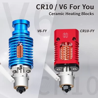 Hotend cerâmico para impressora 3D, compatível com Ender 3/3 Neo, E-3D V6, Prusa I3 MK3 mk2