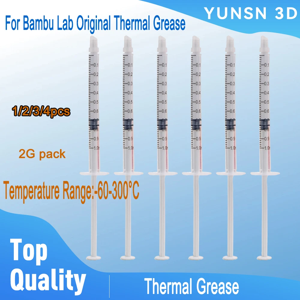 Para bambu lab original JB103-400 impressora 3d de alta temperatura térmica condutora graxa silicone resistente à temperatura 400