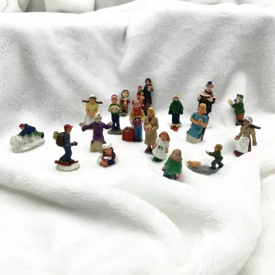 Boneca em miniatura para jardinagem e bonsai, figuras em miniatura, mesa de areia, artigos de decoração DIY, escultura de mesa artesanal