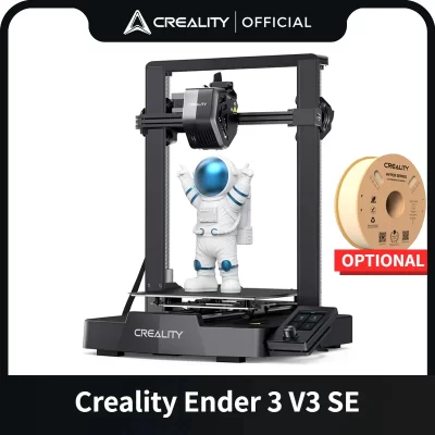 Creality Ender 3 V3 SE Impressora 3D 250 mm/s CR Touch Extrusora Sprite de nivelamento automático Eixo Z duplo e eixo Y Carregamento automático de filamento