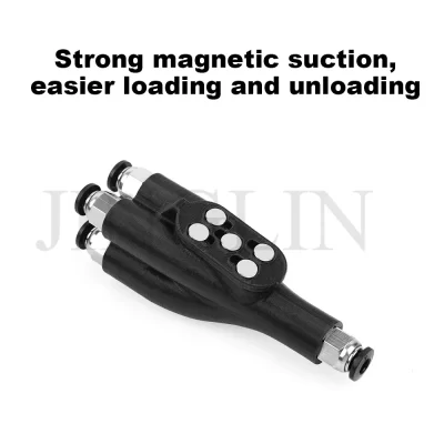 Para bambu lab x1 x1c p1s p1p 4 em 1 adaptador ptfe material porta de expansão de tubo ams conectar 4 módulos de alimentação peça de impressora 3d