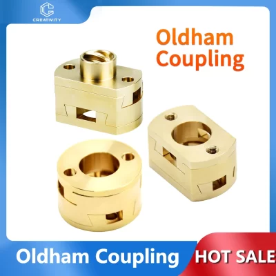 Peças de impressora 3D Oldham Acoplamento 18mm Acoplador de eixo com porca T8x8mm para Ender3/CR10 T8 Parafuso do eixo Z Voron e impressora 3D VzBoT