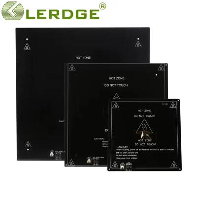 Lerdge 3d impressora peças 3mm de alumínio substrato hotbed mk2a aquecida cama quente placa aquecimento plataforma acessórios 220mm 310mm